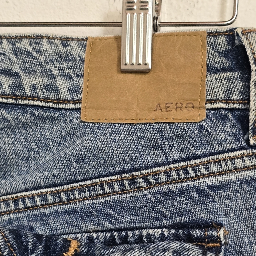 Aeropostale Flare Mid-Rise Cargo Washed Jeans Size 6R - Picture 8 of 12